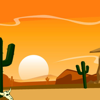 Animated desert clipart.