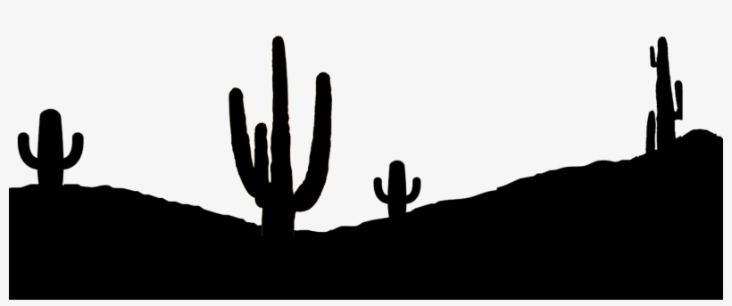 Cactus silhouette png.