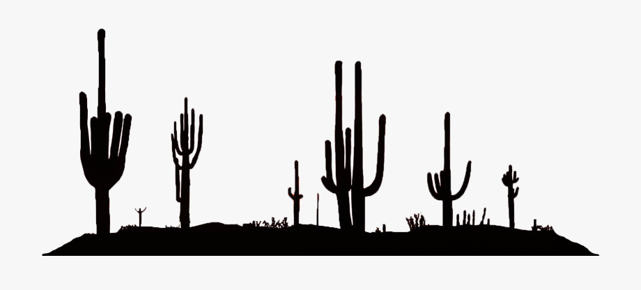 Desert silhouette png.