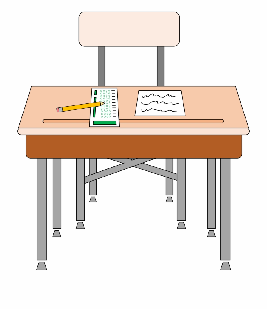 School Table And Chair Clipart