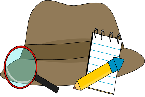 Reading Detective Clipart