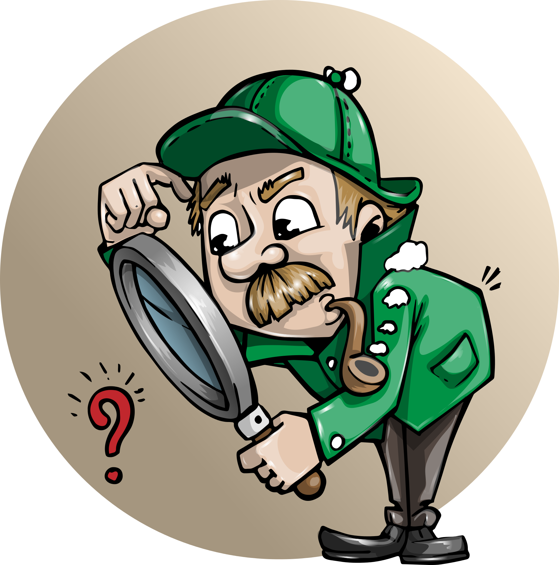 Detective clipart super sleuth, Detective super sleuth