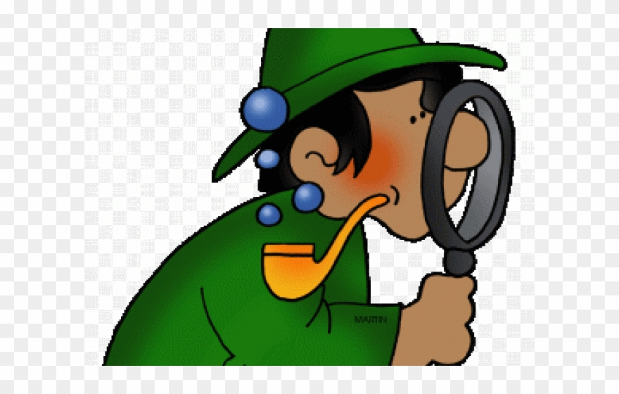 Science clipart detective.