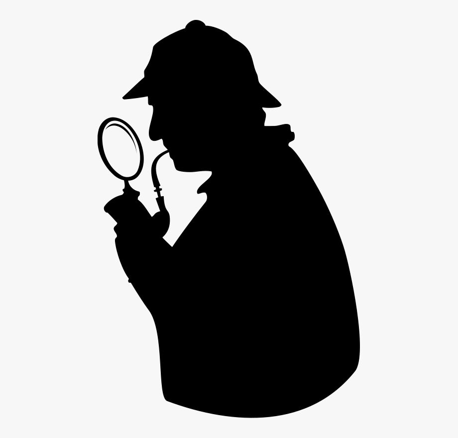 Detective magnifying glass.