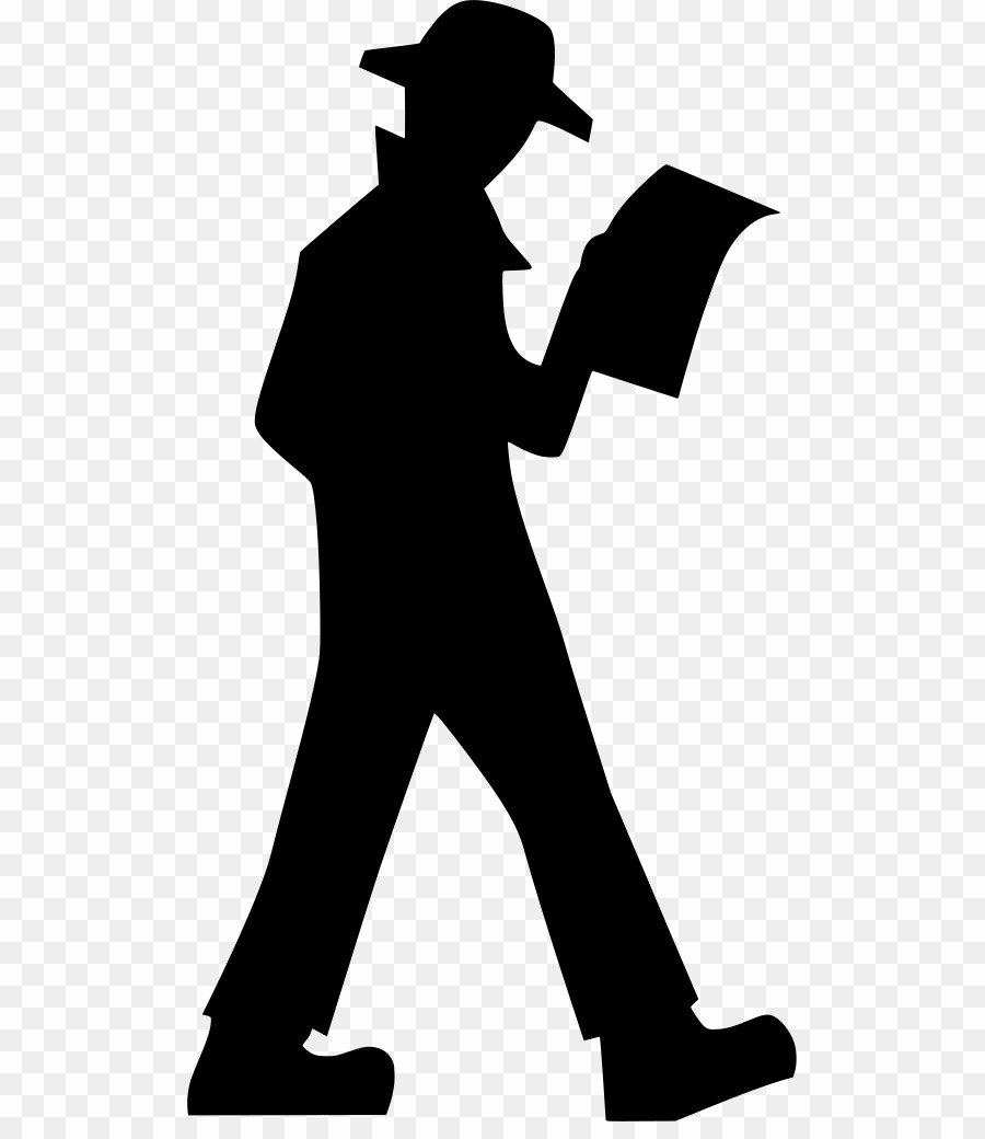 Silhouette detective png.
