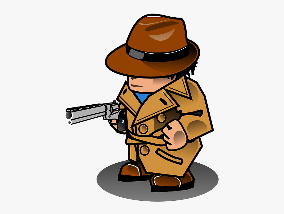 Detective clipart magnifying.