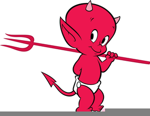 Red devils clipart.