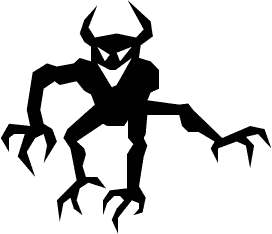 Free Clipart Of Demon Clipart Of A Silhouette Of A Devil