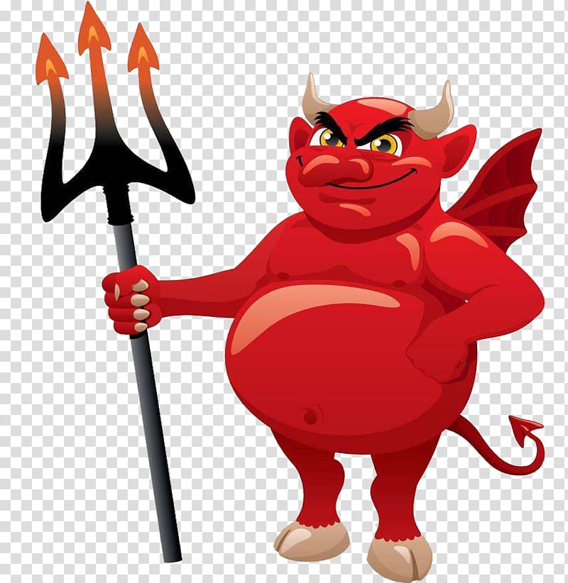 Devil satan cartoon.
