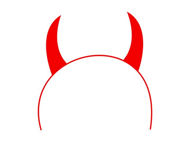 Satan devil horns.