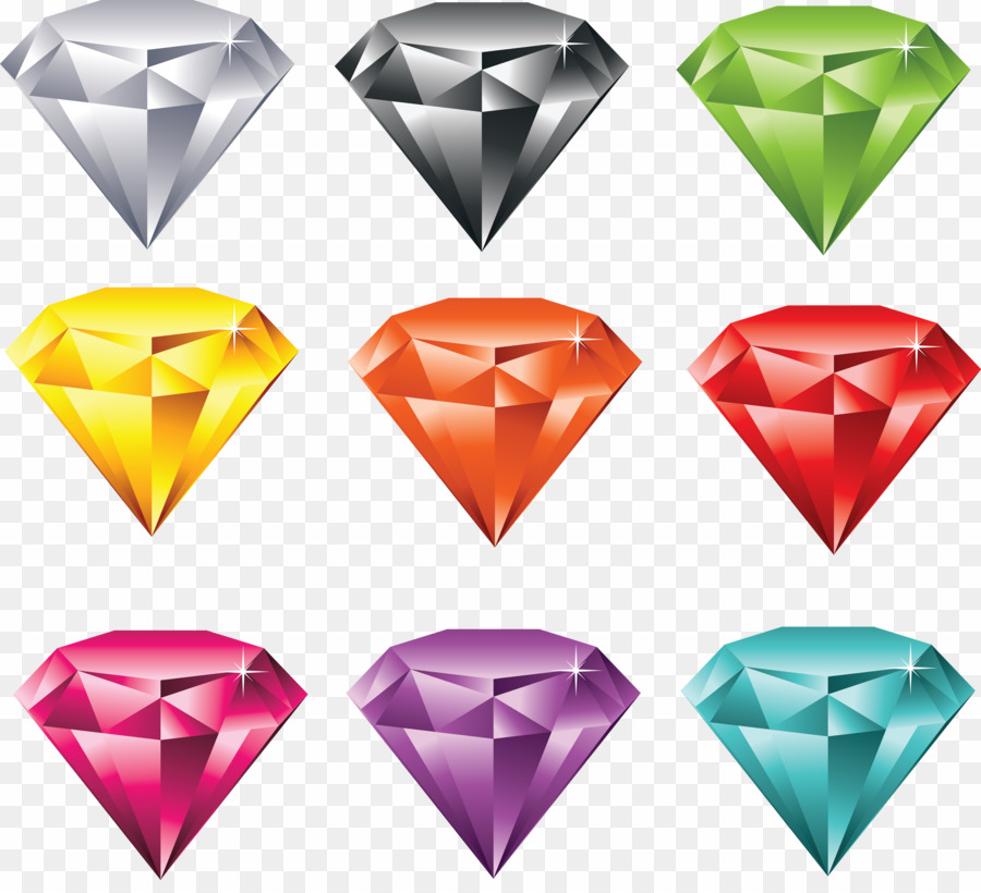 Color Diamonds PNG Diamond Color Clipart download
