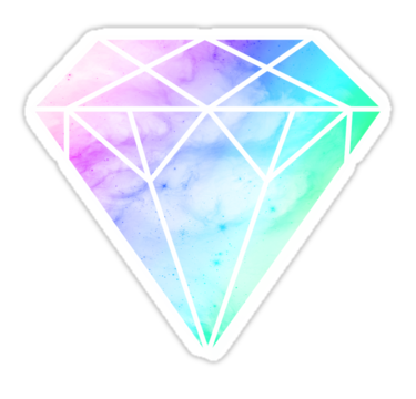 diamond clipart rainbow