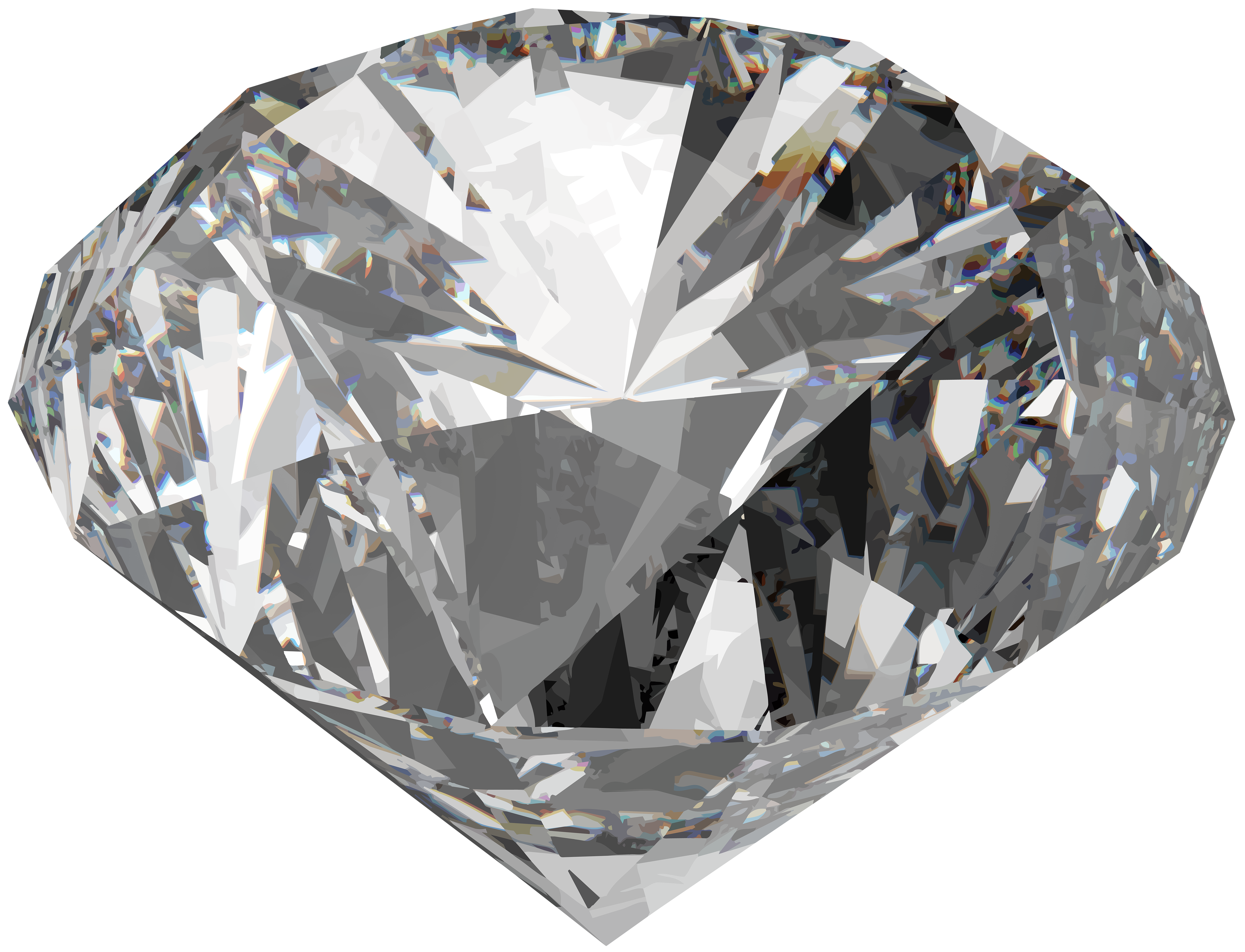 diamond clipart realistic