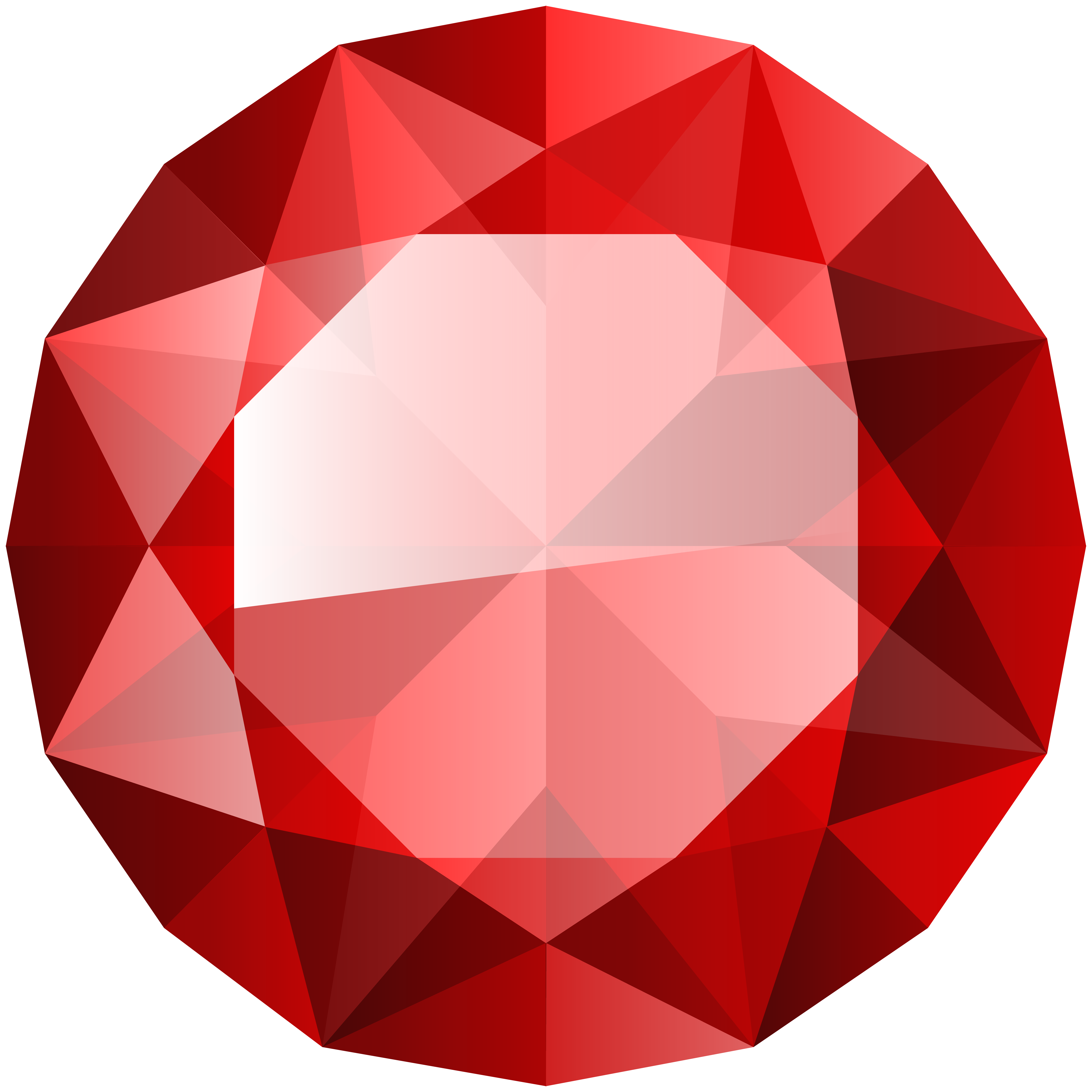 Red diamond transparent.