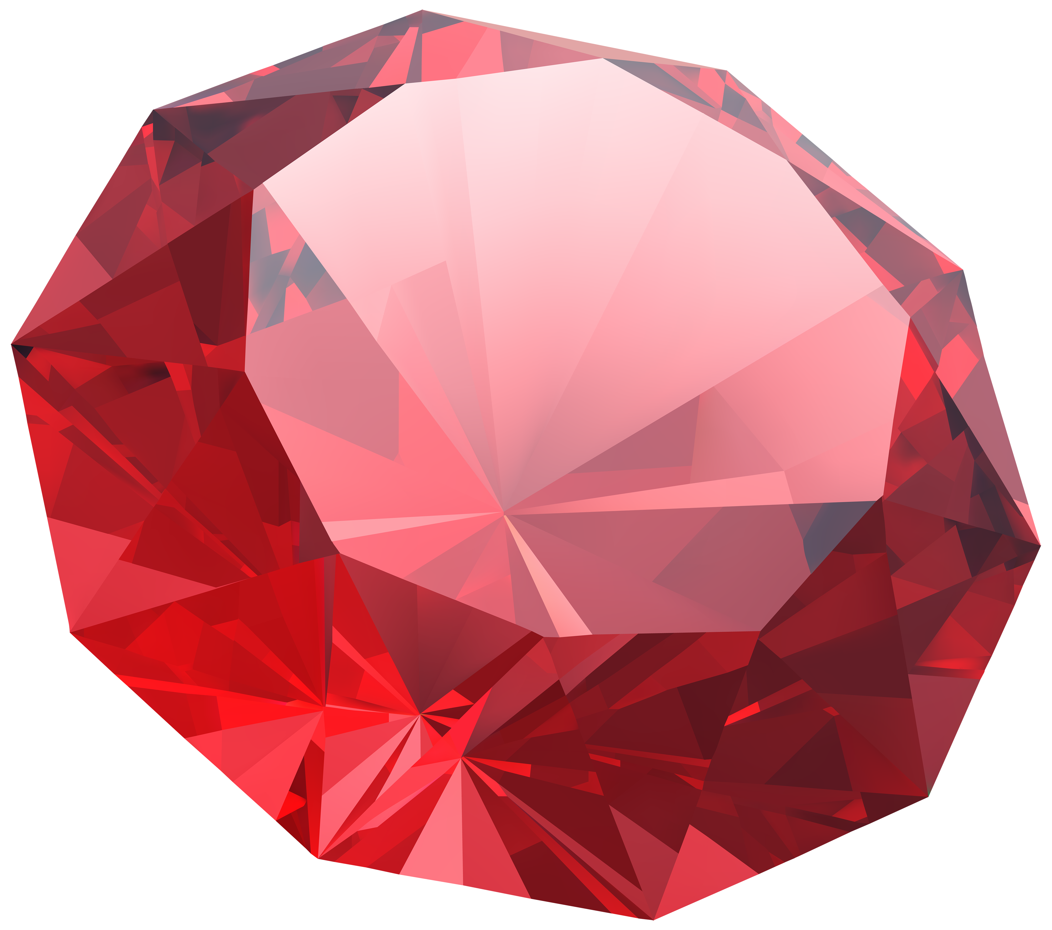 Red Diamond PNG Clipart Image
