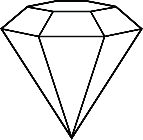 Free diamond outline.