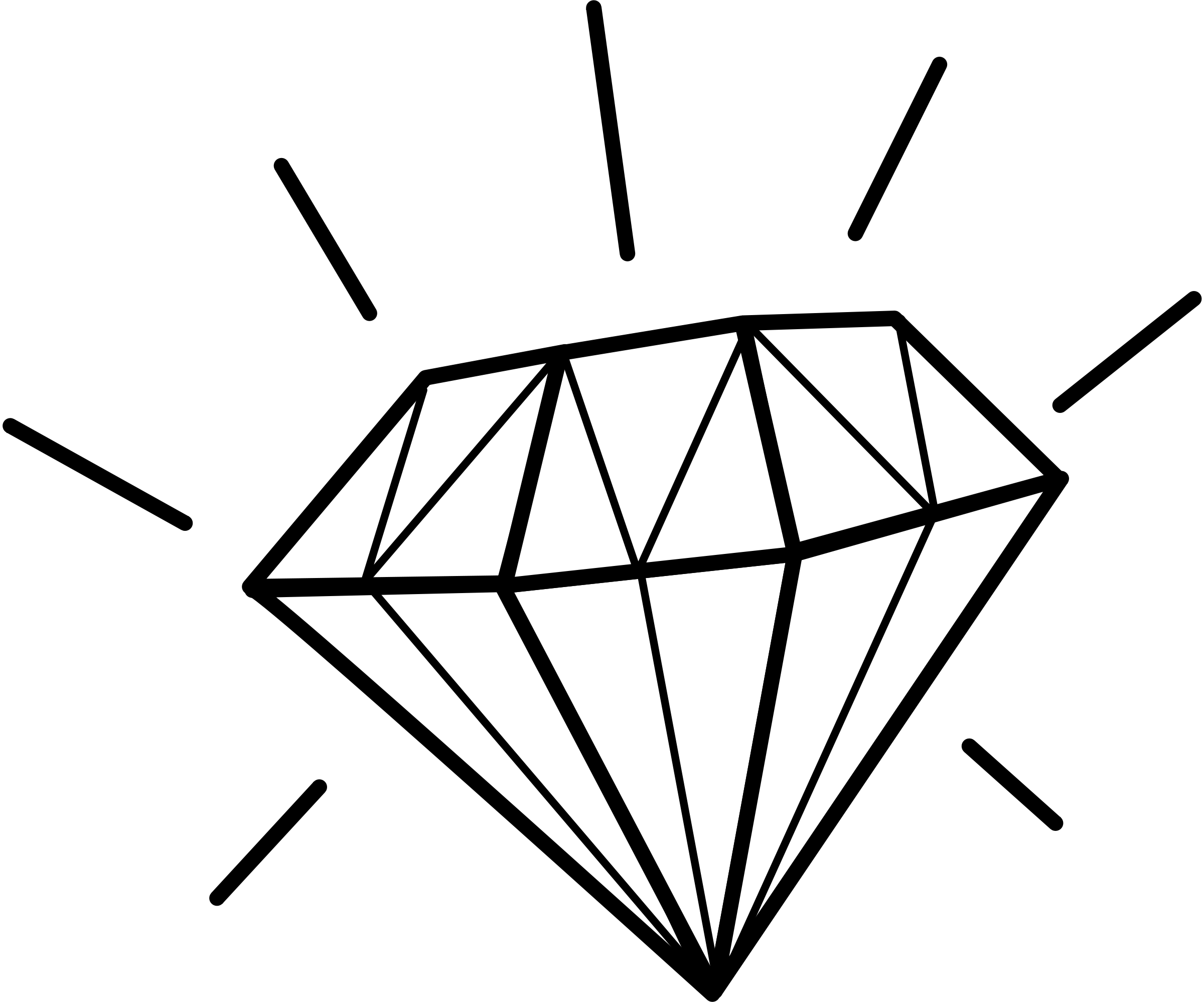 Diamond big and.