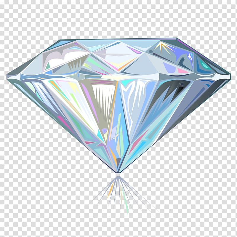 Gemstone illustration diamond.