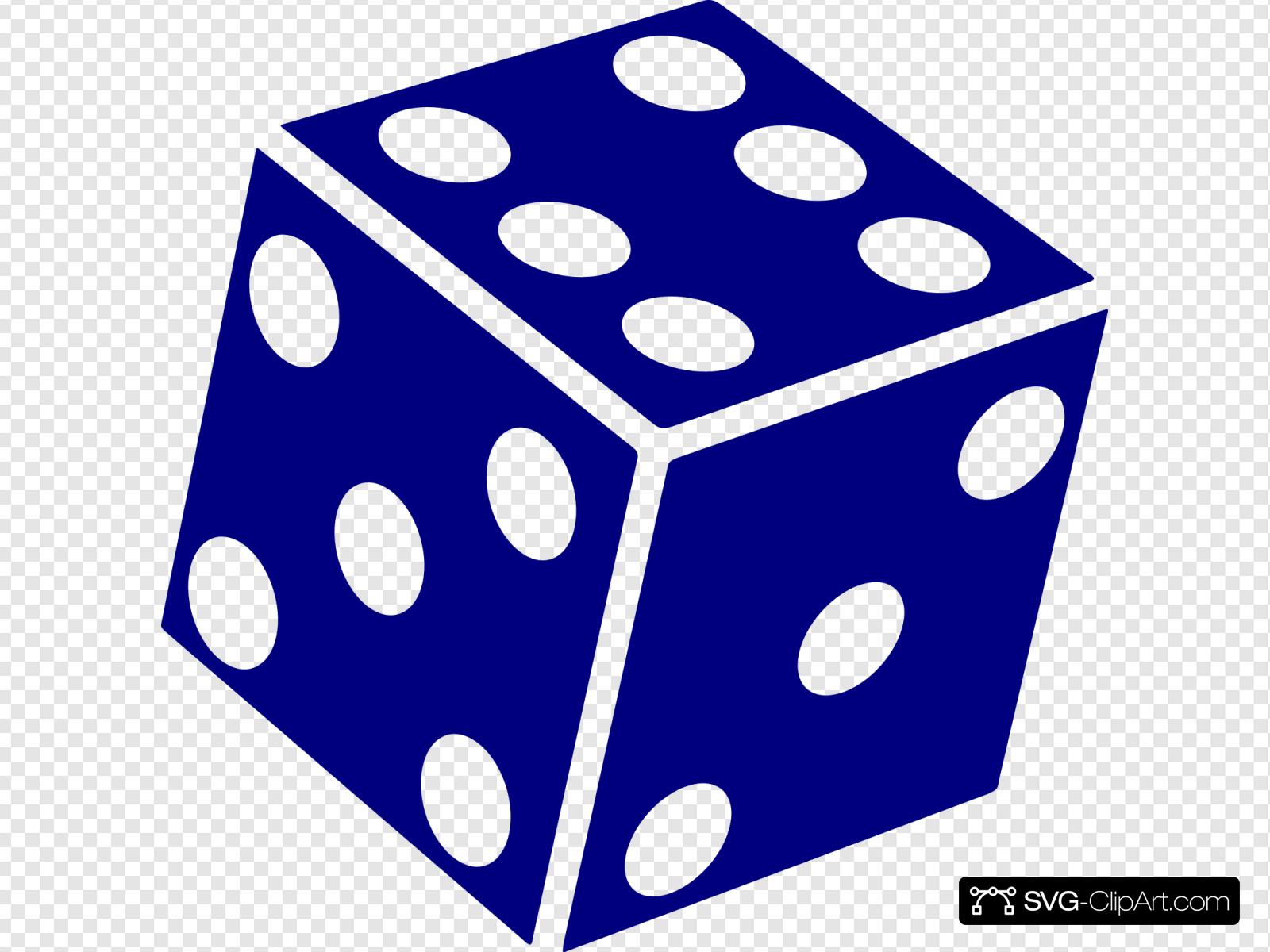Six Sided Dice Clip art, Icon and SVG
