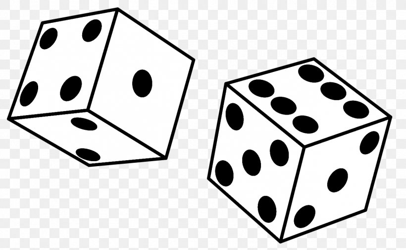 Black white dice.