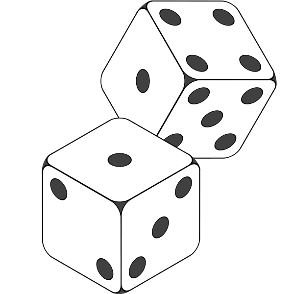 Dice clipart free.