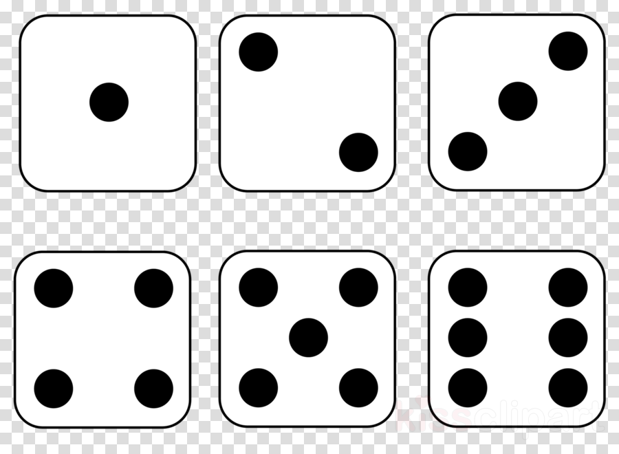 dice clipart number