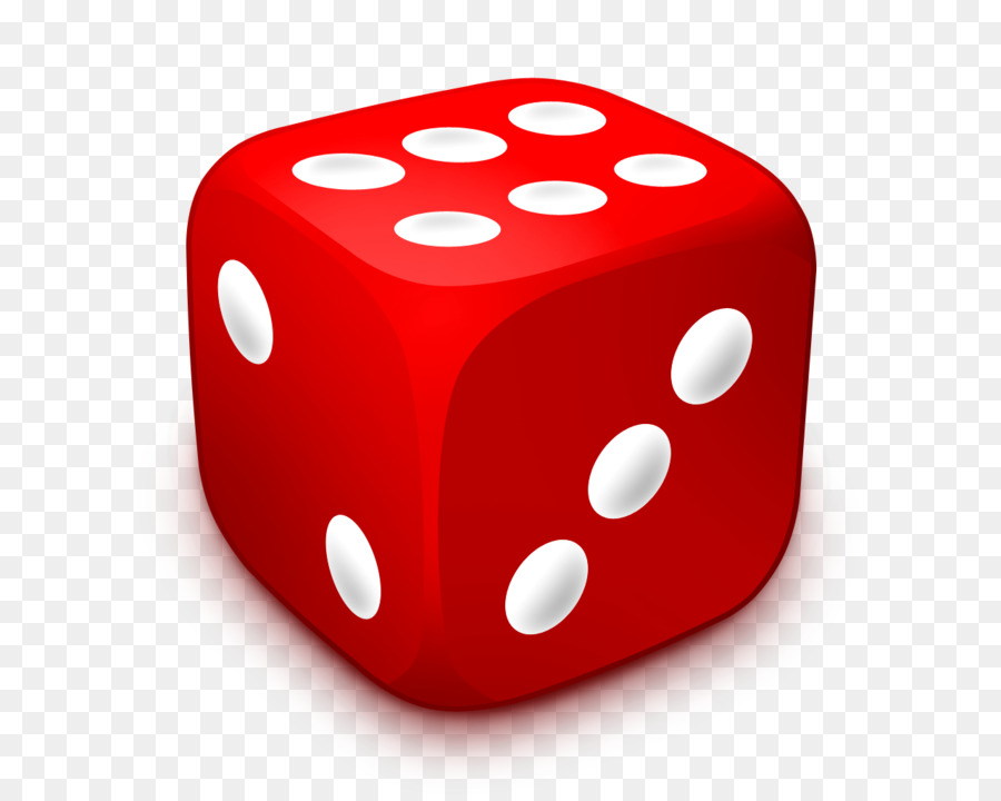 dice clipart red