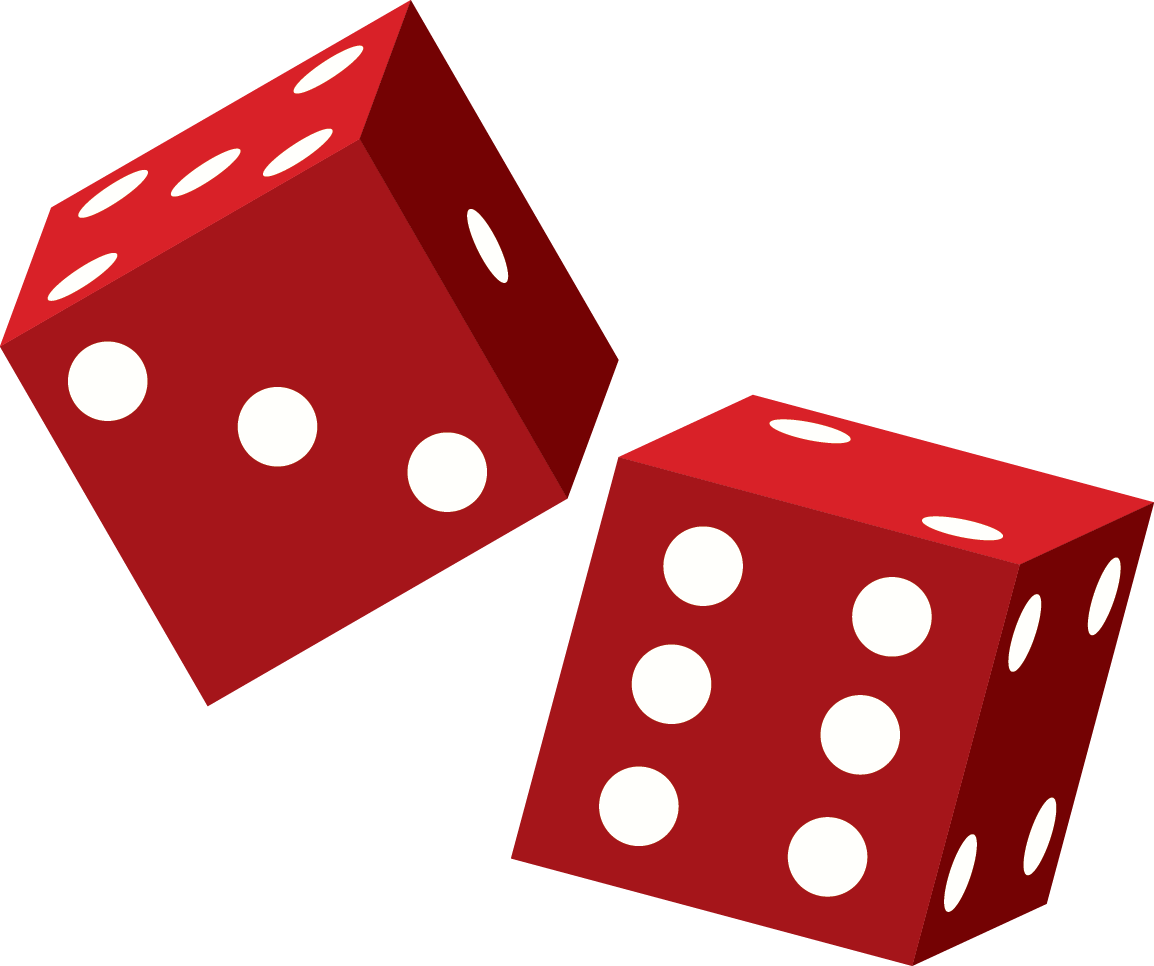 Rolling dice clipart. 