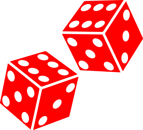 Six sided dice clip art vector clip art free image