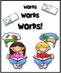 Kids dictionary clipart.