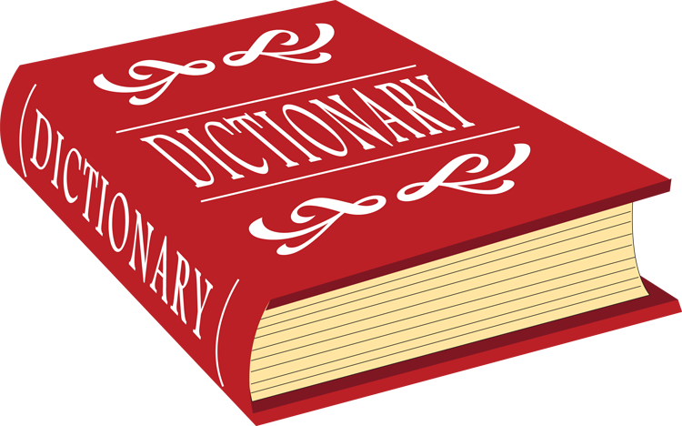Dictionary clipart dictionary thesaurus, Dictionary