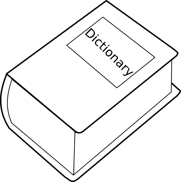 Dictionary clipart clip.