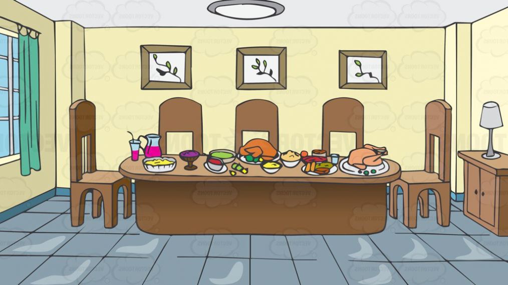 Dining area clipart