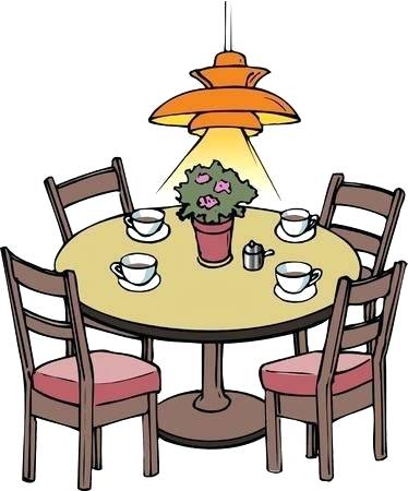 dining room clipart simple