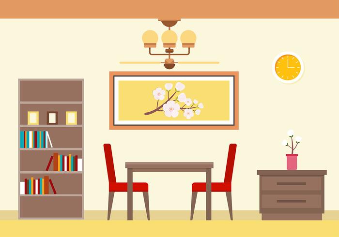 Dining Room Free Vector