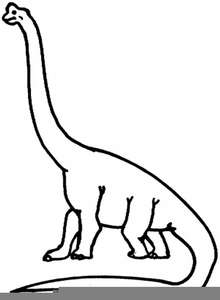 Dinosaurs Black And White Clipart