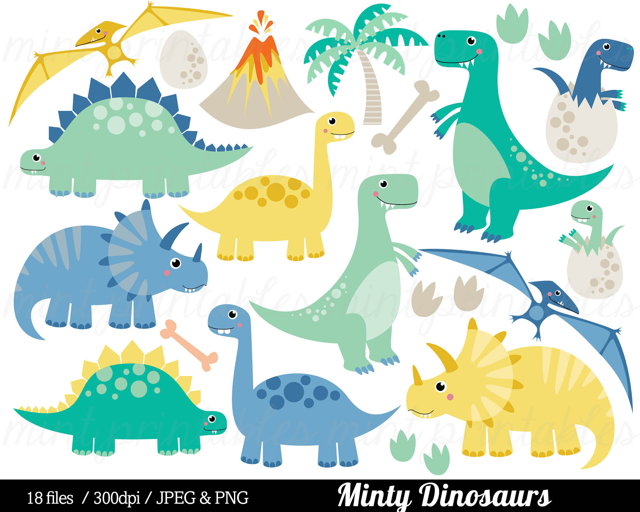 Dinosaur Clipart for printable to