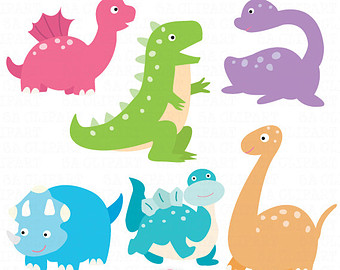 Cute Dinosaurs Clipart