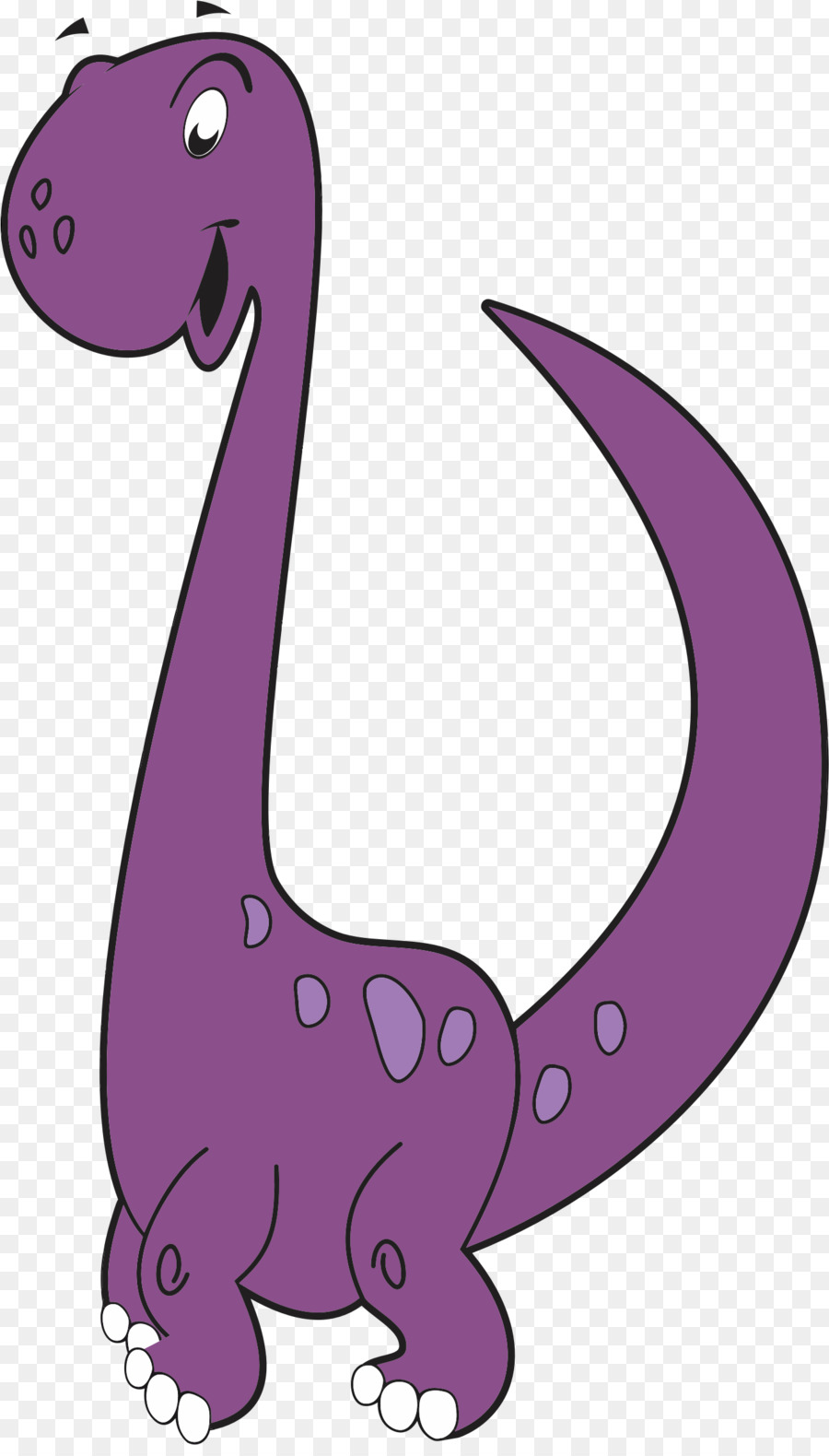 dinosaur clipart purple