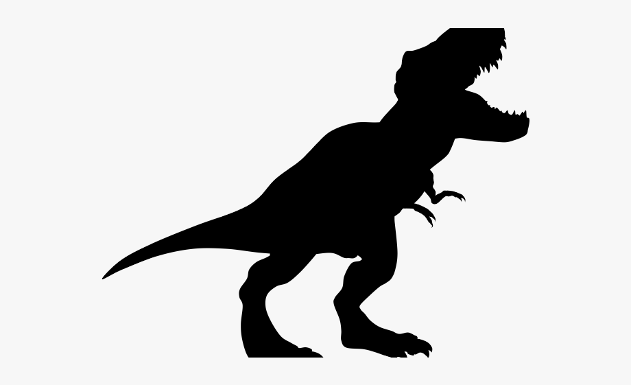dinosaur clipart silhouette