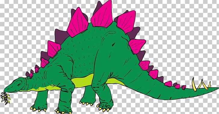 Baby stegosaurus dinosaur.
