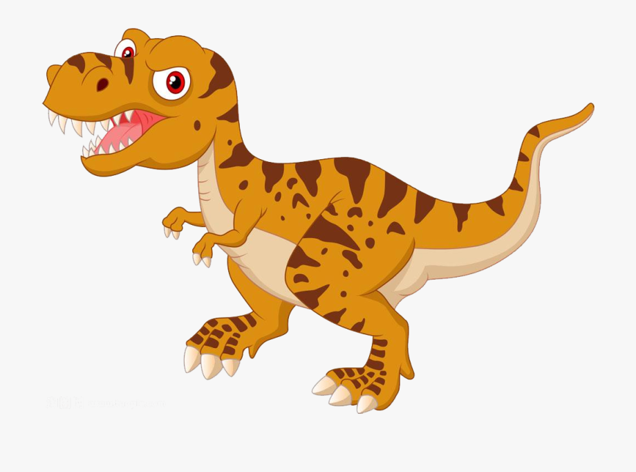 Tyrannosaurus cartoon illustration.