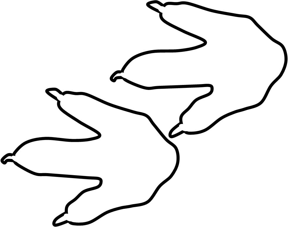 Free Dinosaur Footprints Cliparts, Download Free Clip Art