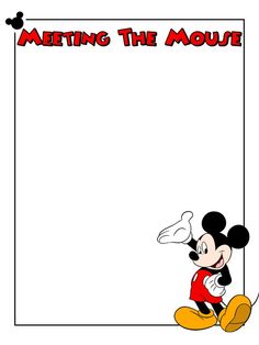 Free Mickey Border Cliparts, Download Free Clip Art, Free