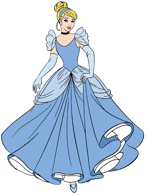 Cinderella clip art.