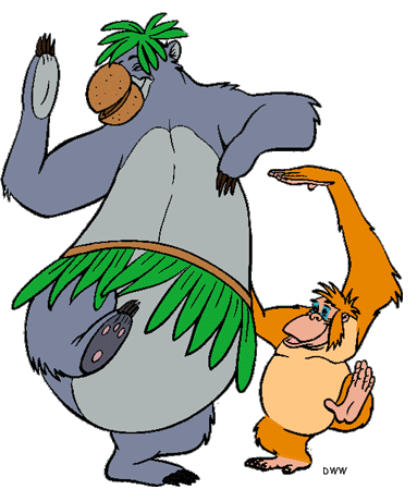 Disney The Jungle Book Group Clipart