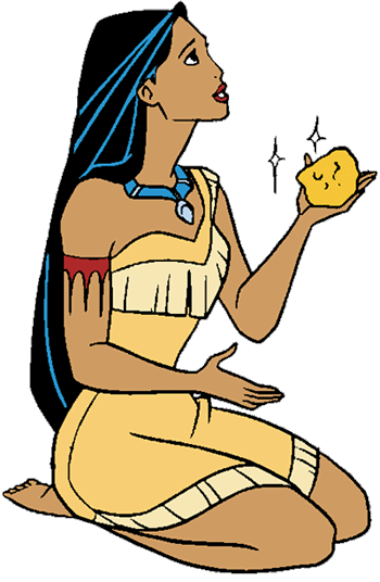 Pocahontas clip art.