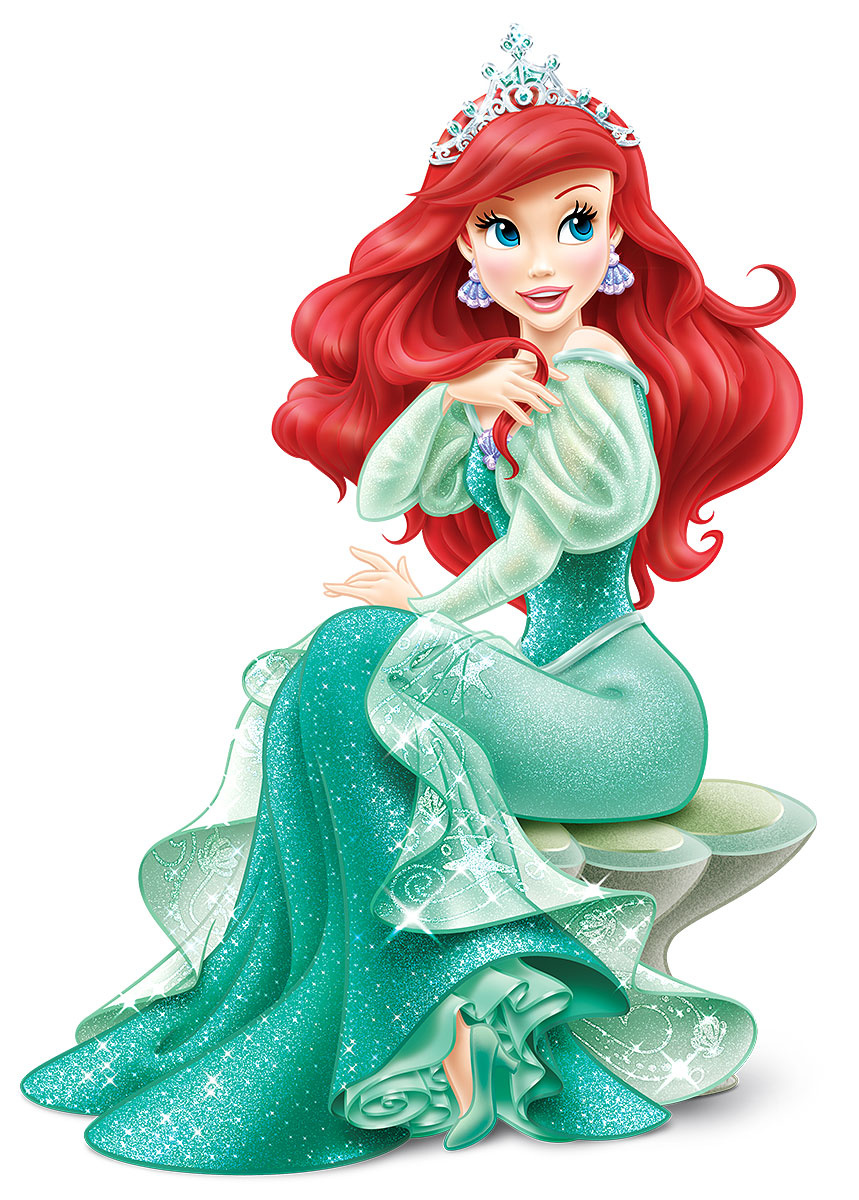 Ariel Siting Disney Princess Photo