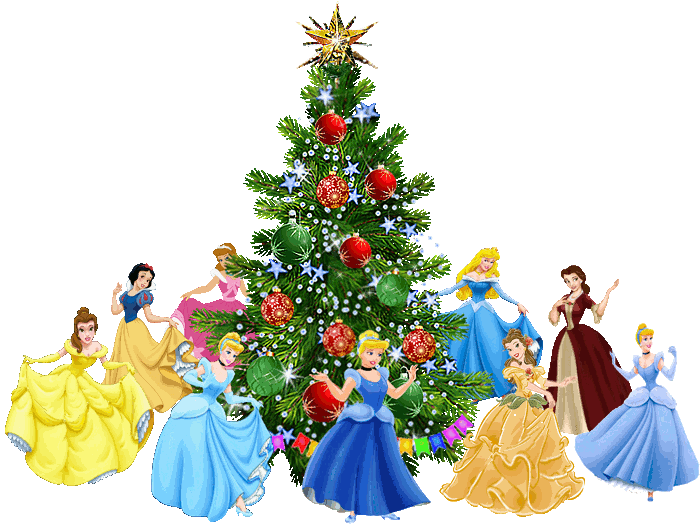 Christmas disney princesses.