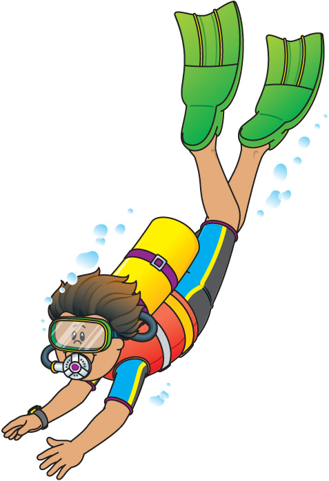 Diver clipart free download on WebStockReview